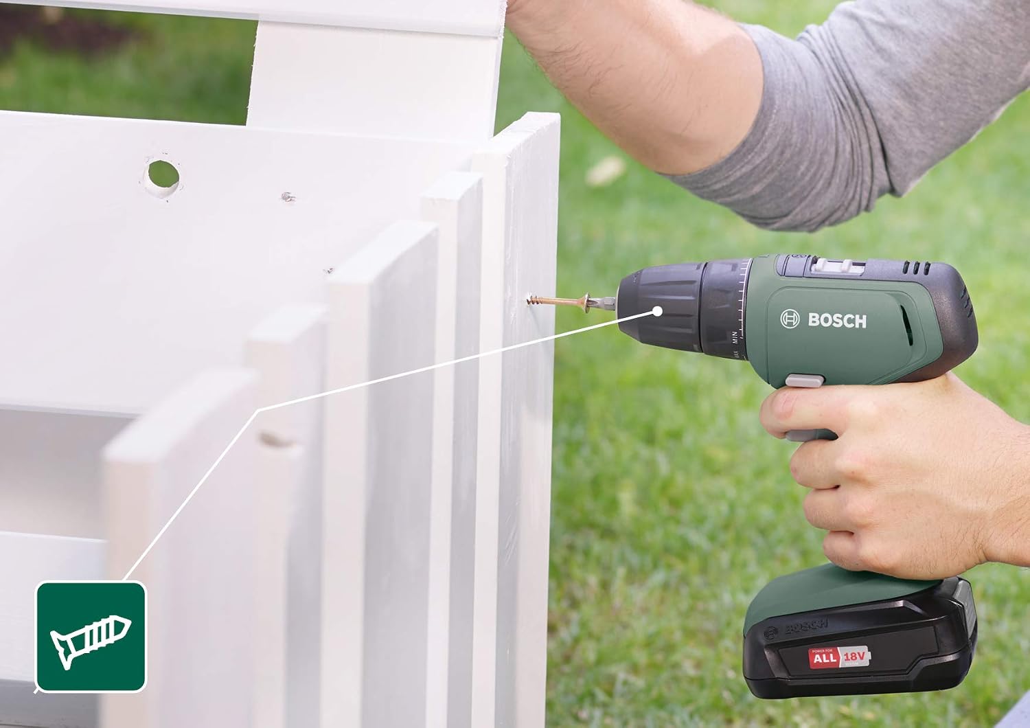 Bosch UniversalDrill 18 Atornillador de Batería Sistema de 18 V 2 Baterías  en Caja Industria, empresas y ciencia Taladros y atornilladores  futakuchi-hakata.com