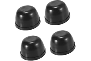 REPAIROCK 4Pcs 83mm Universal Car LED Headlight Headlamp Dust Cap Cover Rubber Auto Replacement Parts