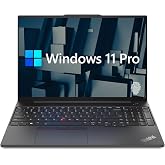Lenovo ThinkPad E16 Business Laptop, 16" WUXGA Display, AMD Ryzen 7 7730U (Beat Intel 13th i5-1335U), 40GB RAM, 1TB PCIe SSD, Webcam, HDMI, RJ-45, Fingerprint Reader, Wi-Fi 6, Windows 11 Pro, Black