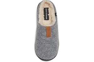 Lucky Brand Boy's Fleece Clog Micro Suede Tab Slippers – Comfortable and Cozy Footwear for Boys