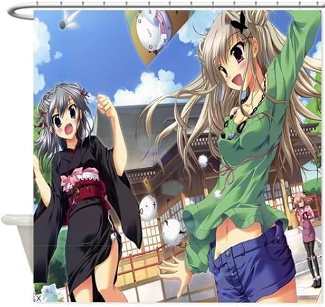 Amazon Beaut Lifeアニメバスルームカーテンanime Girls 72 X 72インチ防水シャワーカーテンカスタムシャワーカーテン014 シャワーカーテン ホーム キッチン オンライン通販