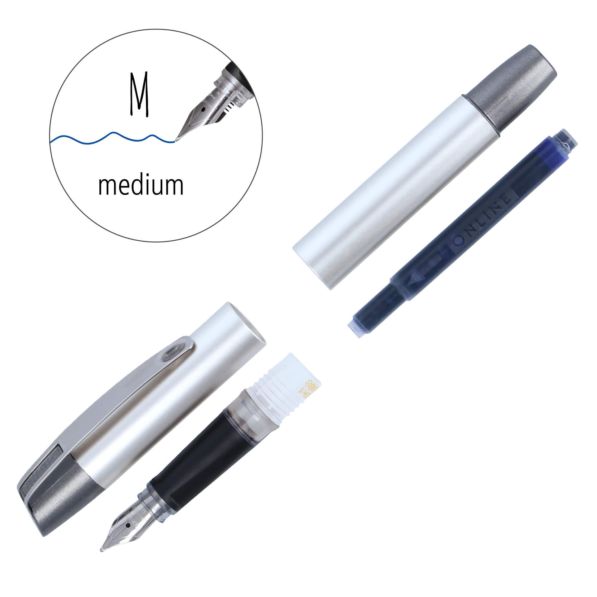Ergonomic Fountain Pen For Left Handed For School College Online