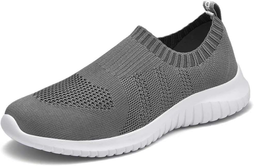 Women's Walking Tennis Shoes - Lightweight Athletic Casual Gym Slip on Sneakers