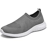 konhill Women's Slip On Sneakers Non Slip Walking Shoes Breathable Mesh Work Casual Lightweight Tennis Workout Shoes