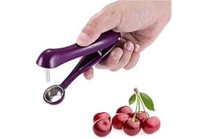 Cherries Pitting Denucleator, Manual Cherry Pits, Portable, Cherry Stone Remover Separates Stone And Pulp, Super Space-Saving