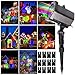Led Christmas Light Projector, FengNiao led Projector Light Show with 12 Switchable Patterns, Waterproof Outdoor led Projection Light for Festival Birthday Wedding Holiday Decoration