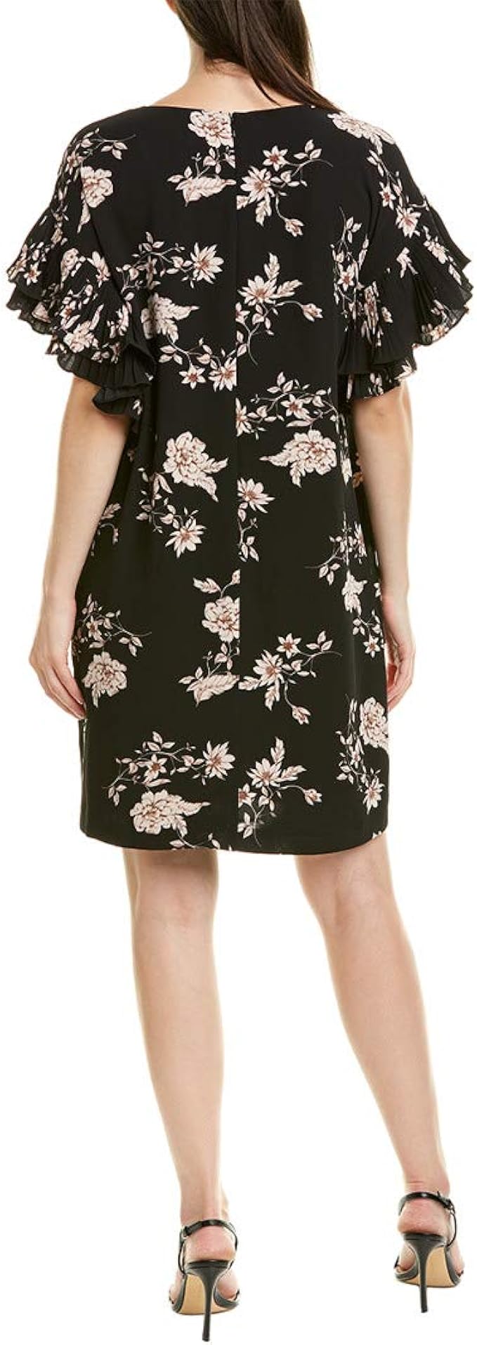 cece etched floral shift dress