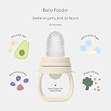 Bibs Baby Feeder 4+ Months Blush Teething Self-Feeding Dual Nipples view 4
