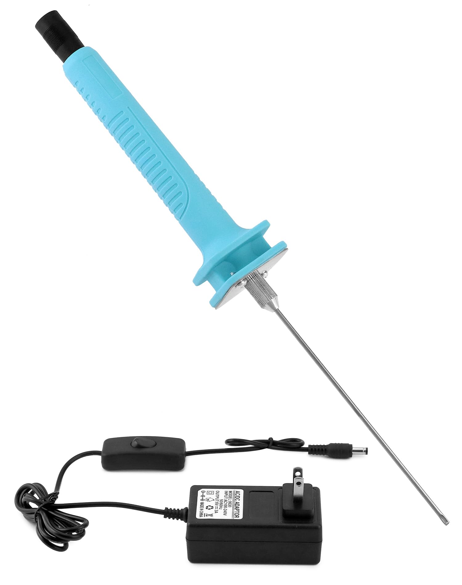 Photo 1 of ***PARTS ONLY*** ***NONFUNCTIONAL*** QWORK 15W Electric Hot Wire Foam Cutter, 100-240V Dual Voltage with US Plug, 4" Precision Cut, Fast Heating, Ergonomic Handle, for Polystyrene & Foam Boards