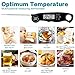 XIKEZAN Waterproof Dual Probe Meat Thermometer Instant Quick Read Kitchen Digital Electric Cooking Food Candy Thermometers for BBQ Oven Grilling Turkey Steak Baking Smoker Liquids Water Bread w/ Timer