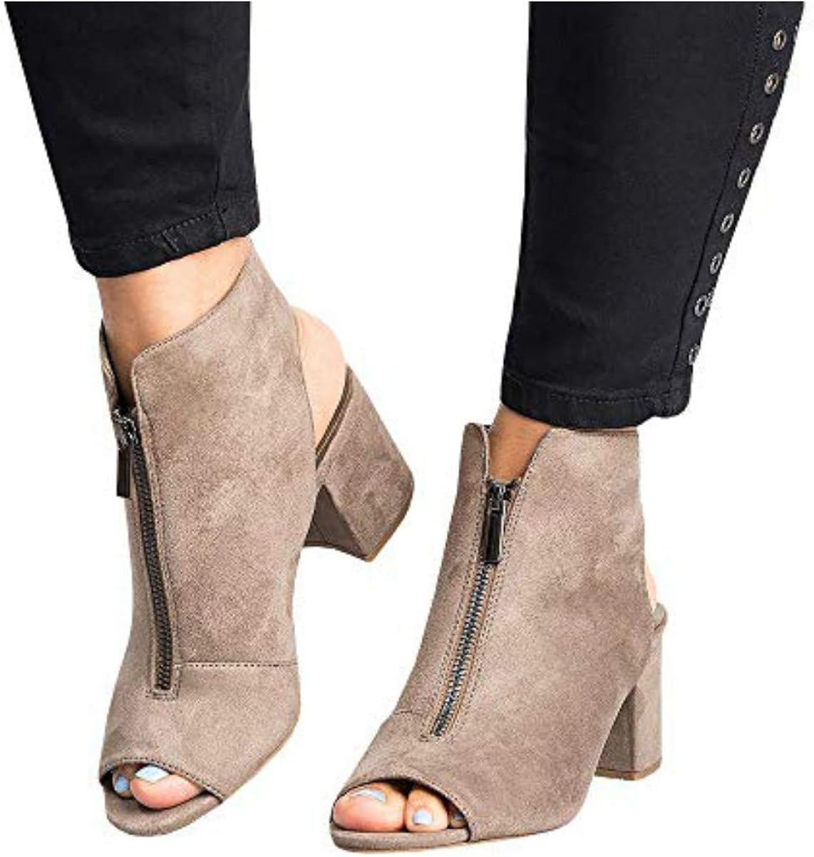 toe out ankle boots
