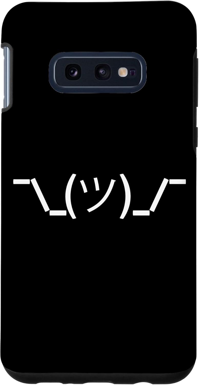 Amazon Com Galaxy S10e Meh Ascii Symbol Shrug Emoticon Shruggie Emoji Nihilism Gift Case Amazon Com Galaxy S10e Meh Ascii Symbol Shrug Emoticon Shruggie Emoji Nihilism Gift Case