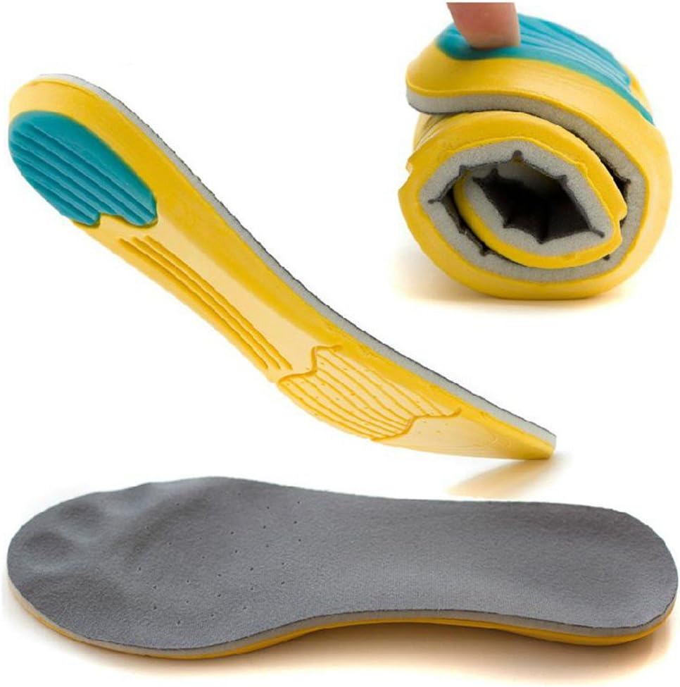 orangepeople Arch Support Insoles for Women Height Increase Insole Men Thick Shoe Pads Cushion, Comfortable Foot Feeling