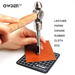 OWDEN 9 Pieces Hollow Punch Set (1/8"-1/2") with A