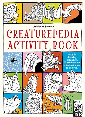 Creaturepedia Activity Book: with 30 drawing activities, 50 stickers and a fold-out scene to color in!