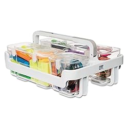 deflecto Stackable Caddy Organizer with S, M and L