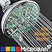AquaDance Antimicrobial – Anti-Clog High-Pressure 6-Setting Shower Head with Microban Nozzle Protection from Growth of Mold, Mildew & Bacteria for Stronger Shower! 4