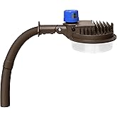 LEDMO 120W Outdoor LED Barn Light Yard Light Dusk to Dawn 18000LM with Photocell Monuting Arm Adjustable Angle 5000K Security