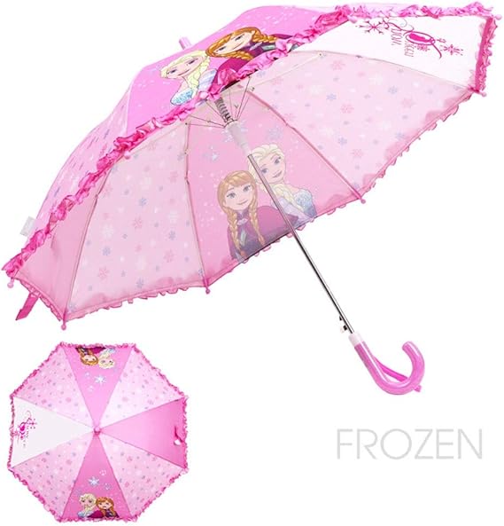 Amazon Co Jp ディズニー子供傘ディズニー子供の傘の漫画ミニーマウス雨傘の視点雨ウィンドウアンチピンチプルスイッチ Color A 服 ファッション小物