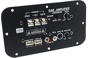 UtopixHub Car Subwoofer Amplifier Board, 500W Subwoofer High Power HiFi Amplifier Board DC 12V
