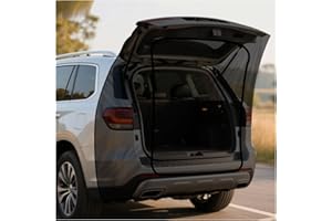 KHGUZ Car Camping Tailgate Mesh Screen, Breathable Vehicle Net Tent for Tailgates with U-Shaped Zipper, Auto Rear Shades Protection Accessories, Universal for SUV, Mini Van, MVP