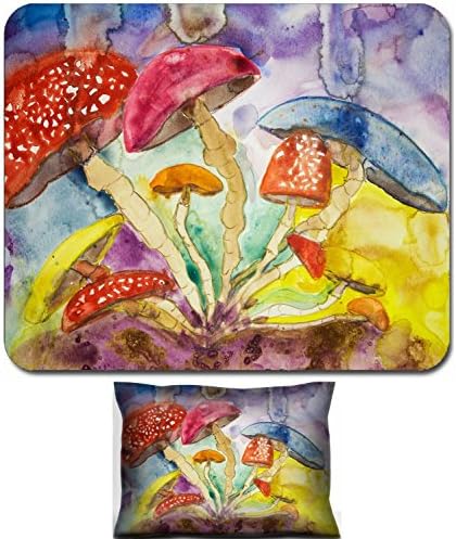 Luxlady Mouse Wrist Rest and Small Mousepad Set, 2pc Wrist Support design IMAGE: 44287251 Psychedelic mushrooms insomnia The dabbing technique gives a soft focus effect due to the altered surface roug