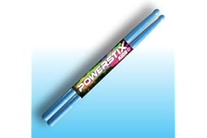 Powerstix Colorful Drumsticks for Kids, Durable and Light, Specially Designed for Both Electronic Drums and Acoustic Drums for Kids (Small Stars Blue)