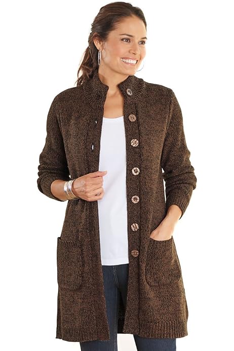 Solid Rib Marshmallow Cocoon Cardigan 