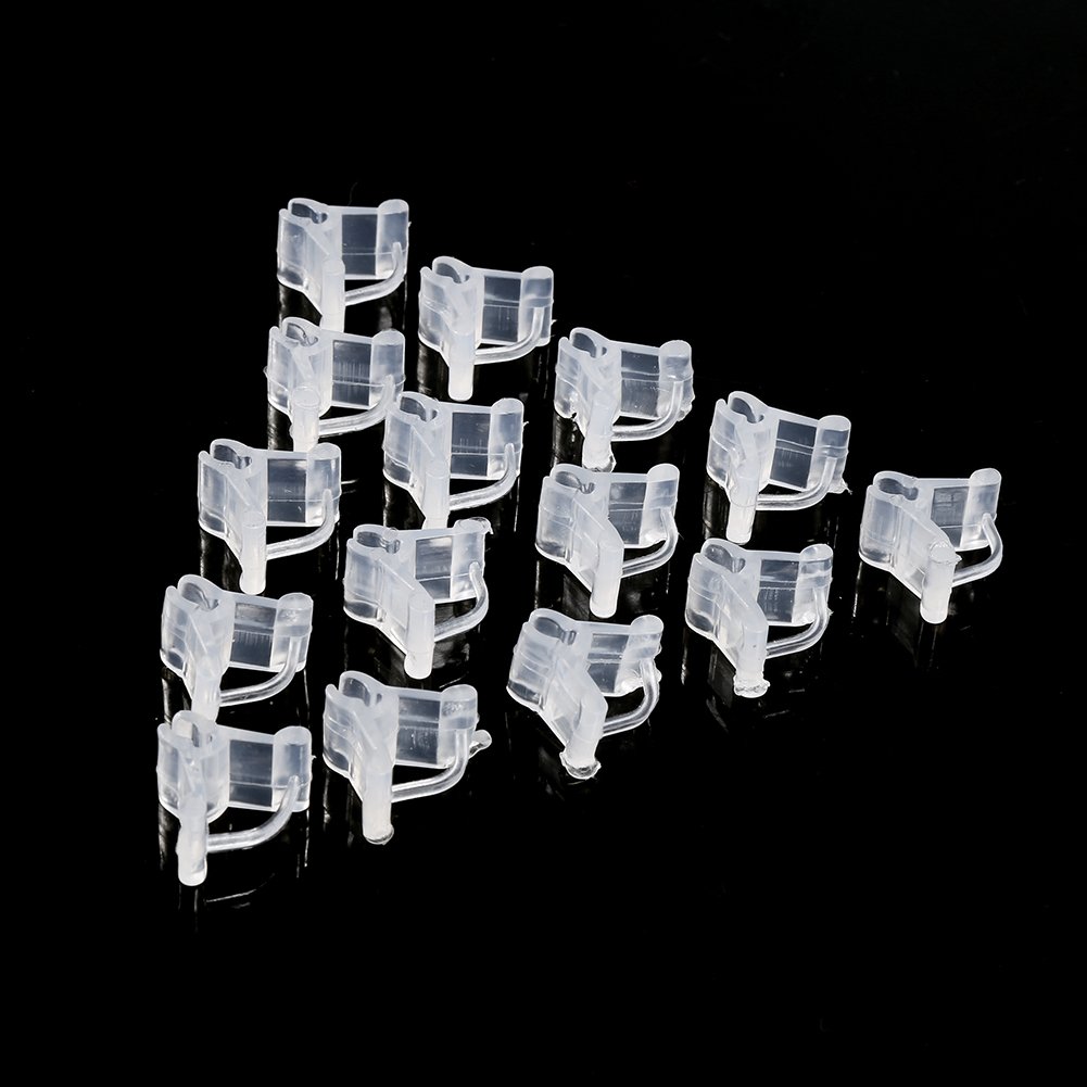 100 Soft Garden Plants & Blossom Stem Ring Clips Tools for Supporting or straightening Stems & Vines Special Grafting Clips Tomato Grafting Clip Aubergine Prop Clip