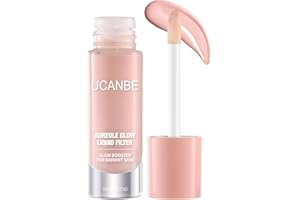 UCANBEMAKEUP UCANBE Halo Glow Liquid Filter, Face Complexion Booster For Radiant Skin All Day Longwear, Soft-Focus Look Sodium Hyaluronate Vegan & Cruelty-Free - 0.91OZ Rose Glow