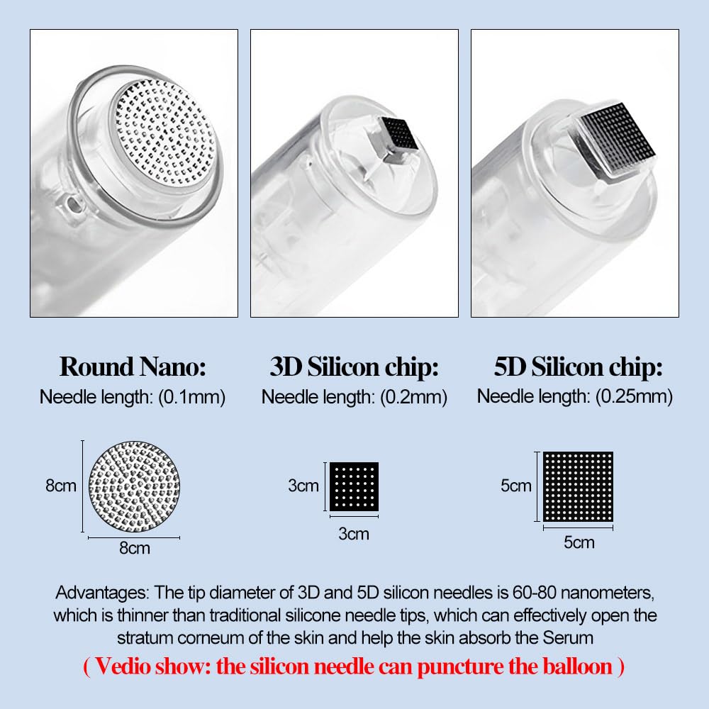 5pcs Screw Cartridge Needle (5pcs 3Dnano)