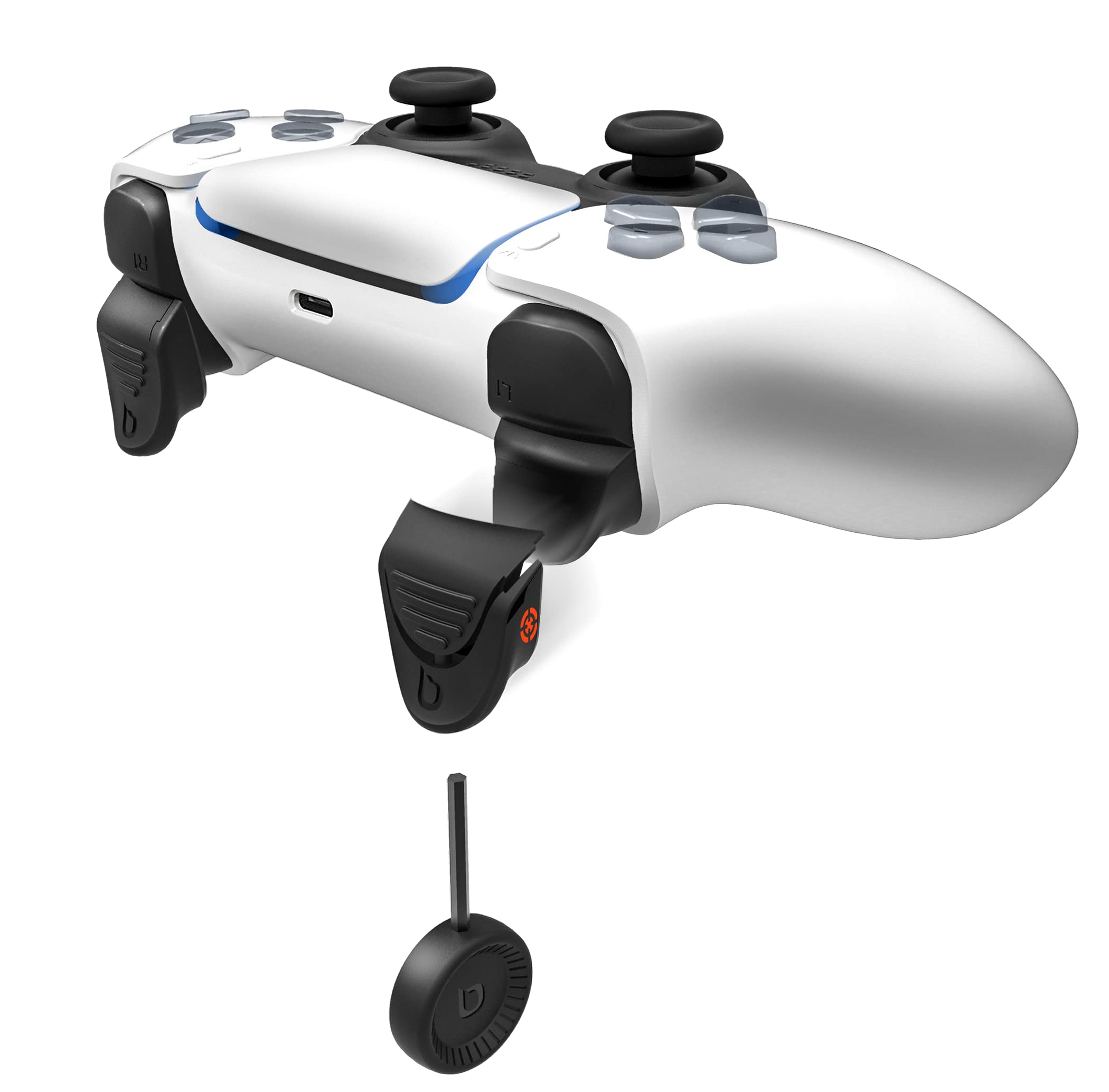 Photo 1 of Bionik Quickshot Pro For PlayStation 5 Controllers: Trigger Lock System For Faster Reaction Time - Includes Two Sets