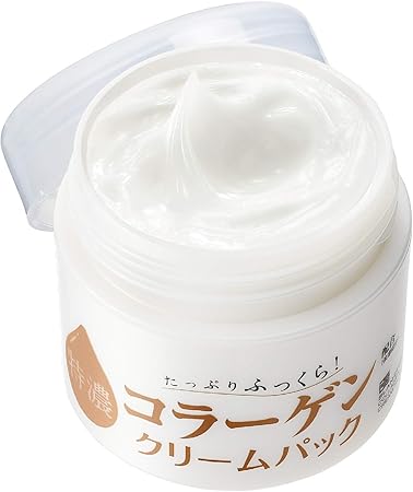 Amazon たっぷりふっくら コラーゲン特濃クリームパック 55g たっぷりコラーゲン フェイスパック 通販