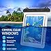 MoKo Waterproof Tablet Case, Tablet Pouch Dry Bag for iPad Mini 6, iPad 9, iPad 9.7 6/5/4/3/2, iPad Pro 9.7, iPad Air 5 10.9/3/2, Samsung Tab S4/ S3/ S2/Tab A 9.7, Galaxy Note 8, Tab E 9.6