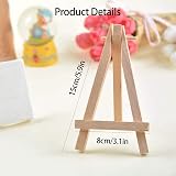 Siqian Mini Easels Display 2Pcs Wood Tabletop Artist Stand Yellow view 2