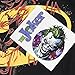 Batman Logo Joker Graffiti DC Comics T Shirt & Exclusive Stickers (X-Large) Black