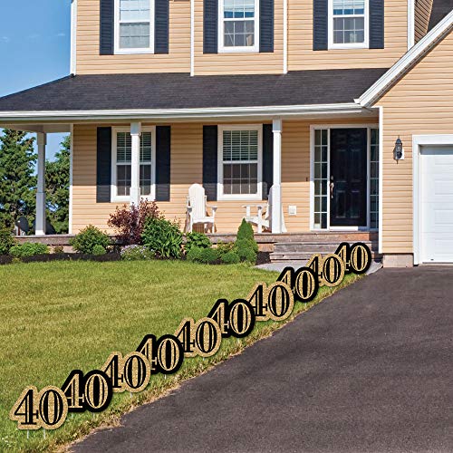 Adult-40th-Birthday-Gold-Lawn-Decorations-Outdoor-Birthday-Party-Yard-Decorations-10-Piece