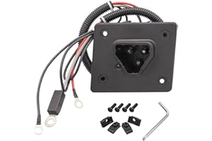 Drive-up Golf Cart 48V Charger Receptacle for EZGO RXV and Delta-Q Battery EZGO Charging Port with Wires 604321,611219,602529