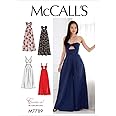McCall's Patterns Misses' Dresses And Jumpsuits Sewing Pattern, Multicolor