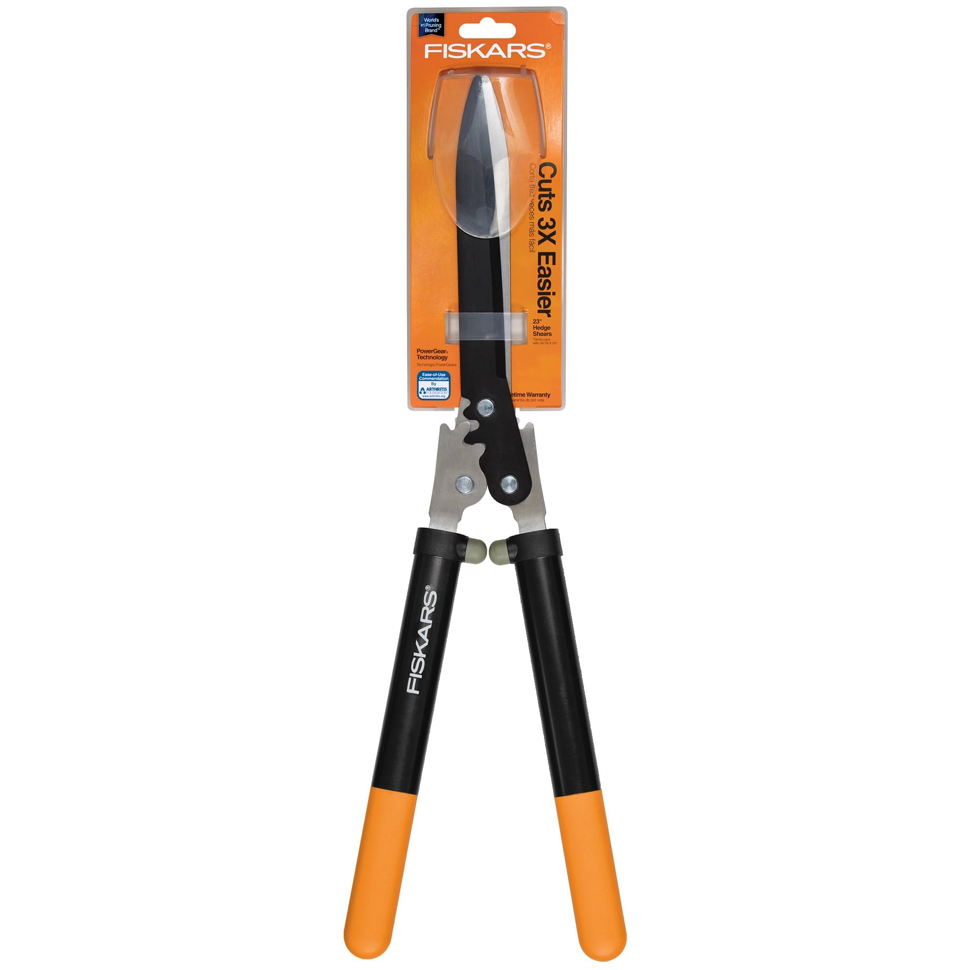 Fiskars PowerGear Hedge Shears - 23" Stainless