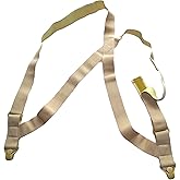Holdup Hip-Clip Style Under-Ups Suspenders for Men with the Patented Composite Plastic Gripper Clasps or No-slip metal clips