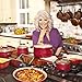 Paula Deen Savannah Collection Casserole, 5.5-Quart, Red