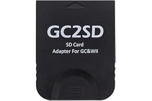 BITFUNX GC2SD Micro SD Card Adapter, Memory Card Adapter Swiss, Plug & Play Video Game Adapter, Suitable for NGC/Wii Game Console