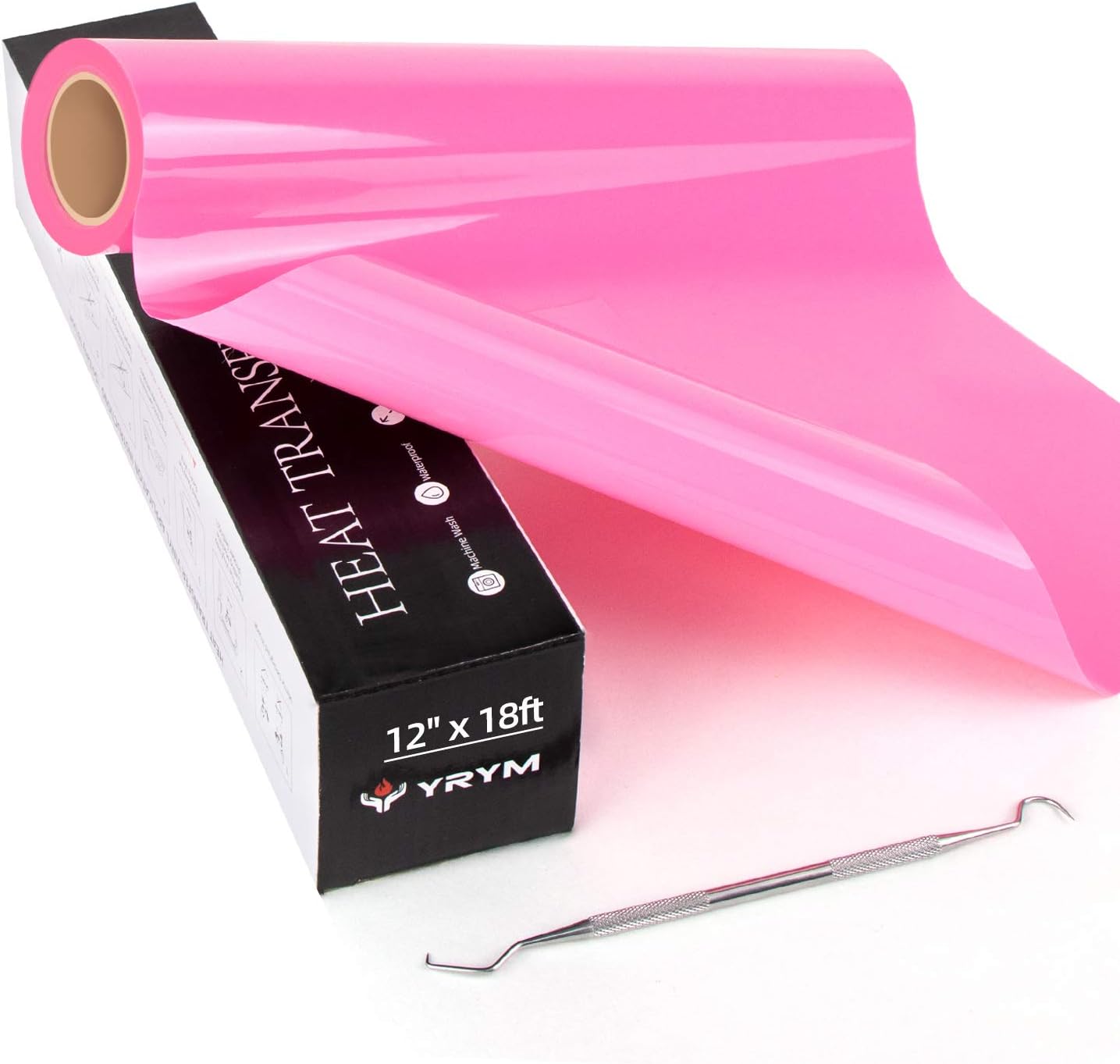 Yrym Pink Htv Vinyl Roll 12 X 18ft Heat Transfer | Desertcart Belize