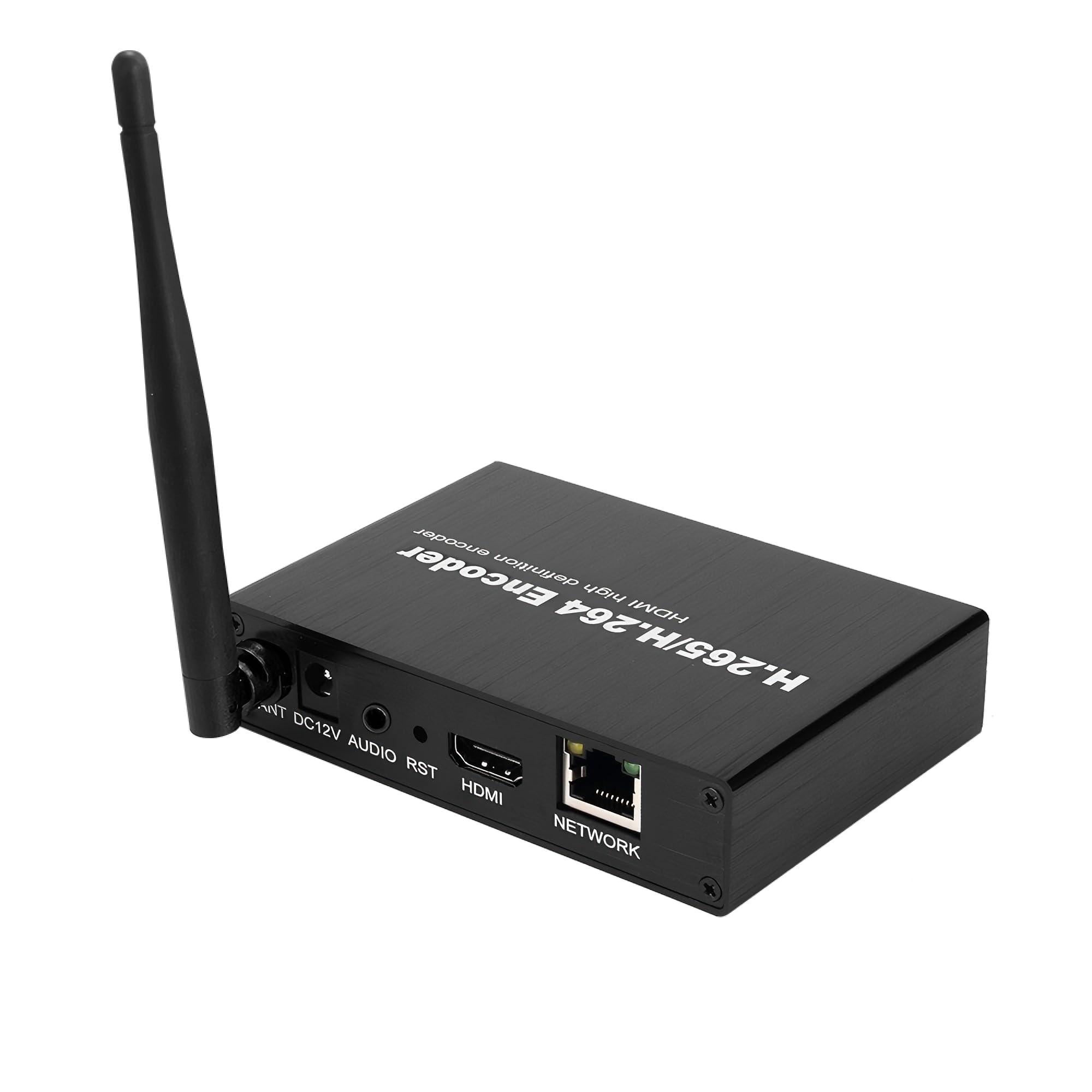 EXVIST H.265 1080P WiFi HDMI Video Encoder W/SD Card Slot Max. 128G DDNS HTTP RTMP RTSP TS UDP Compatible with ONV/HK Private Protool for IPTV Live Streaming to YouTube Facebook Vimeo