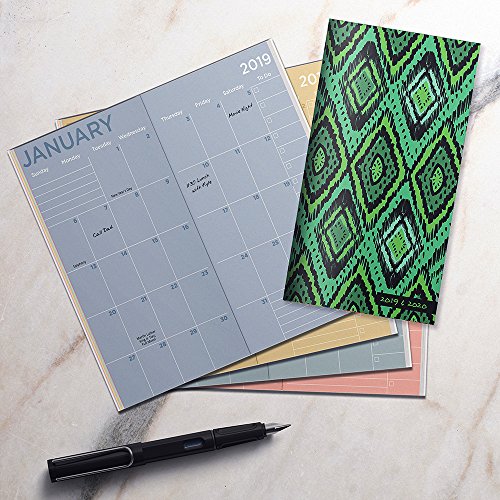 Time Factory Green Goddess 3.5" x 6.5" January 2019-December 2020 2-Year Pocket Planner (19-7205) - Thumbnail 5