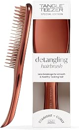 Tangle Teezer Ultimate Detangler Hairbrush Chrome Chocolate Bronze Finish