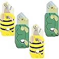 PETBSNVB 4PCS Bee Tortoise Fidget Knife, 3D Gravity Knife Toy, 3D Gravity Plastic, Toy Switchblade, Printed, Printing Knife, Carrot Knife, Sensory Knife Fidget Toys for Kids & Adults