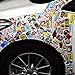 Diageng Random Styles Vinyl Stickers, 6 - 12cm (Pack of 100)