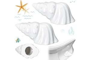 Wonderjune 2 Pack Toilet Bolt Caps Decorative Toilet Bolt Screw Covers Ceramic Cute Bathroom Decor Fun Themed Gadgets Bathroom Replacement Parts